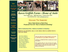 Tablet Screenshot of karengriffith.com